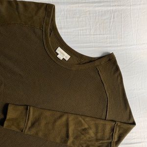 Cozy waffle-knit top!